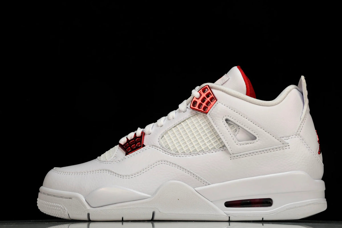 Air Jordan 4 Retro White University Red