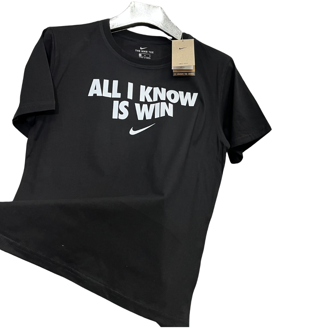 Camiseta Nk All i know is win