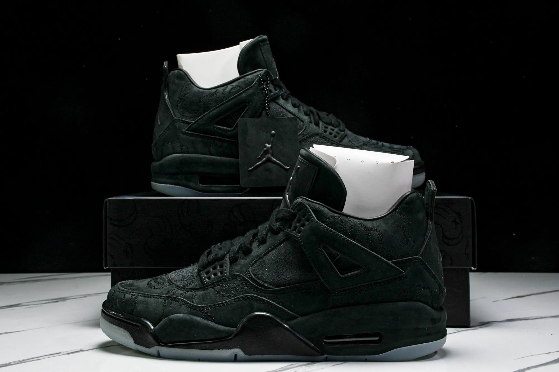 Air Jordan 4 Retro x Kaws Black