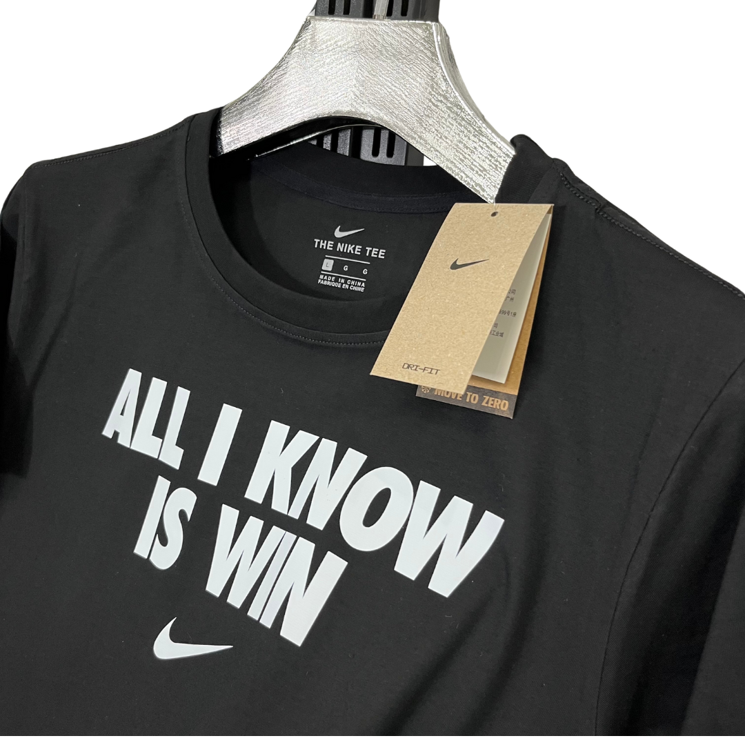 Camiseta Nk All i know is win
