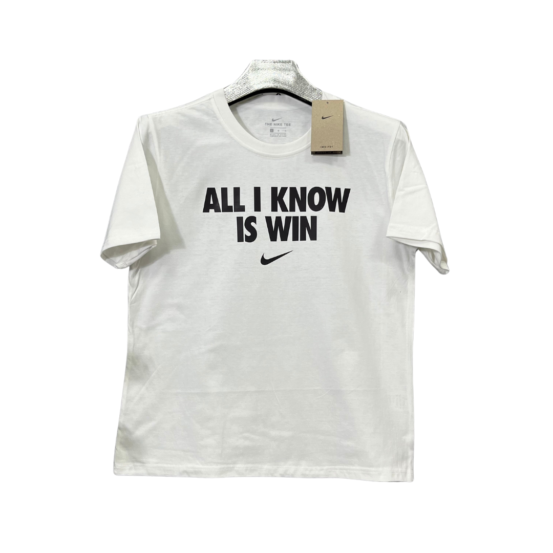 Camiseta Nk All i know is win
