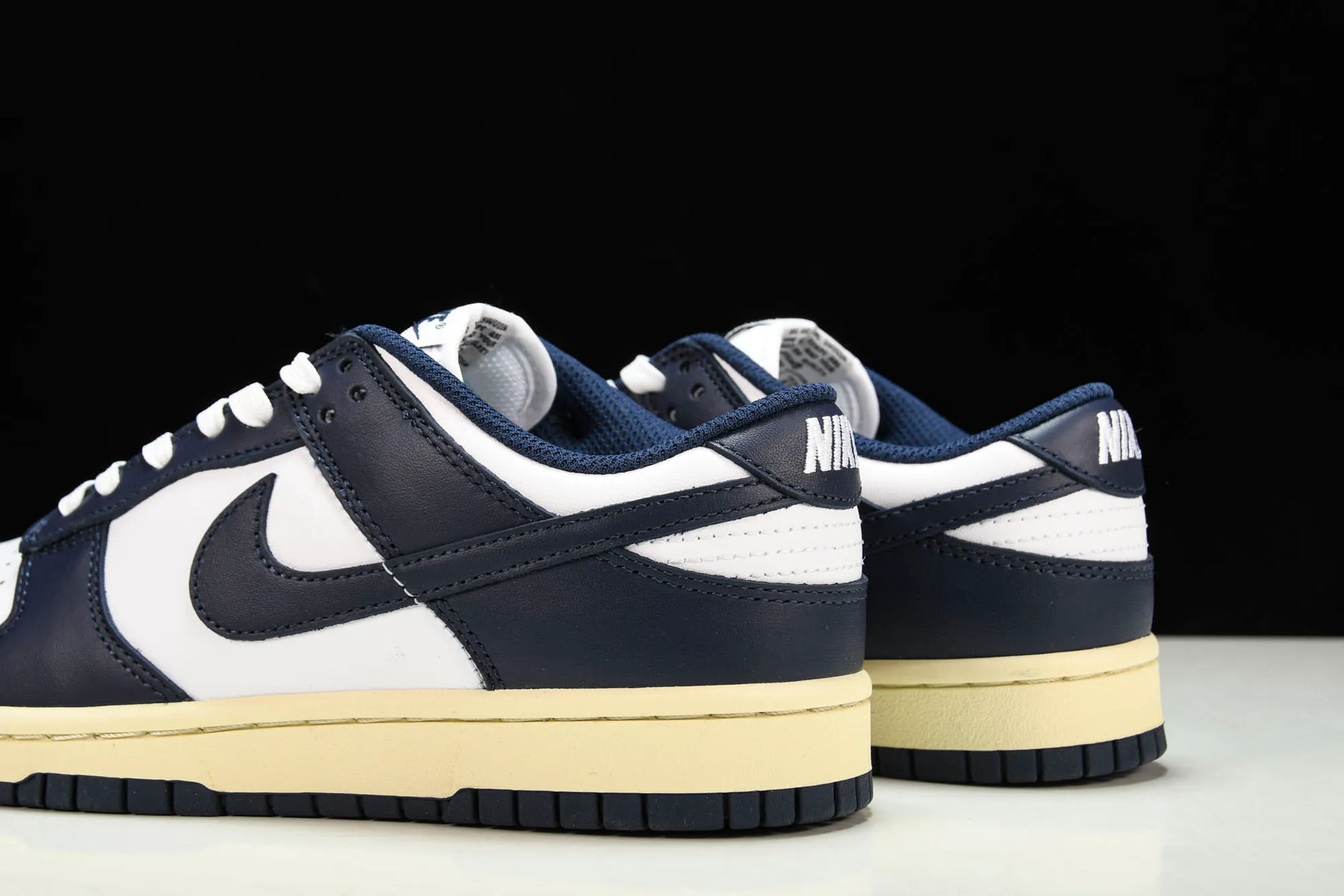 Dunk Low Midnight Navy and White