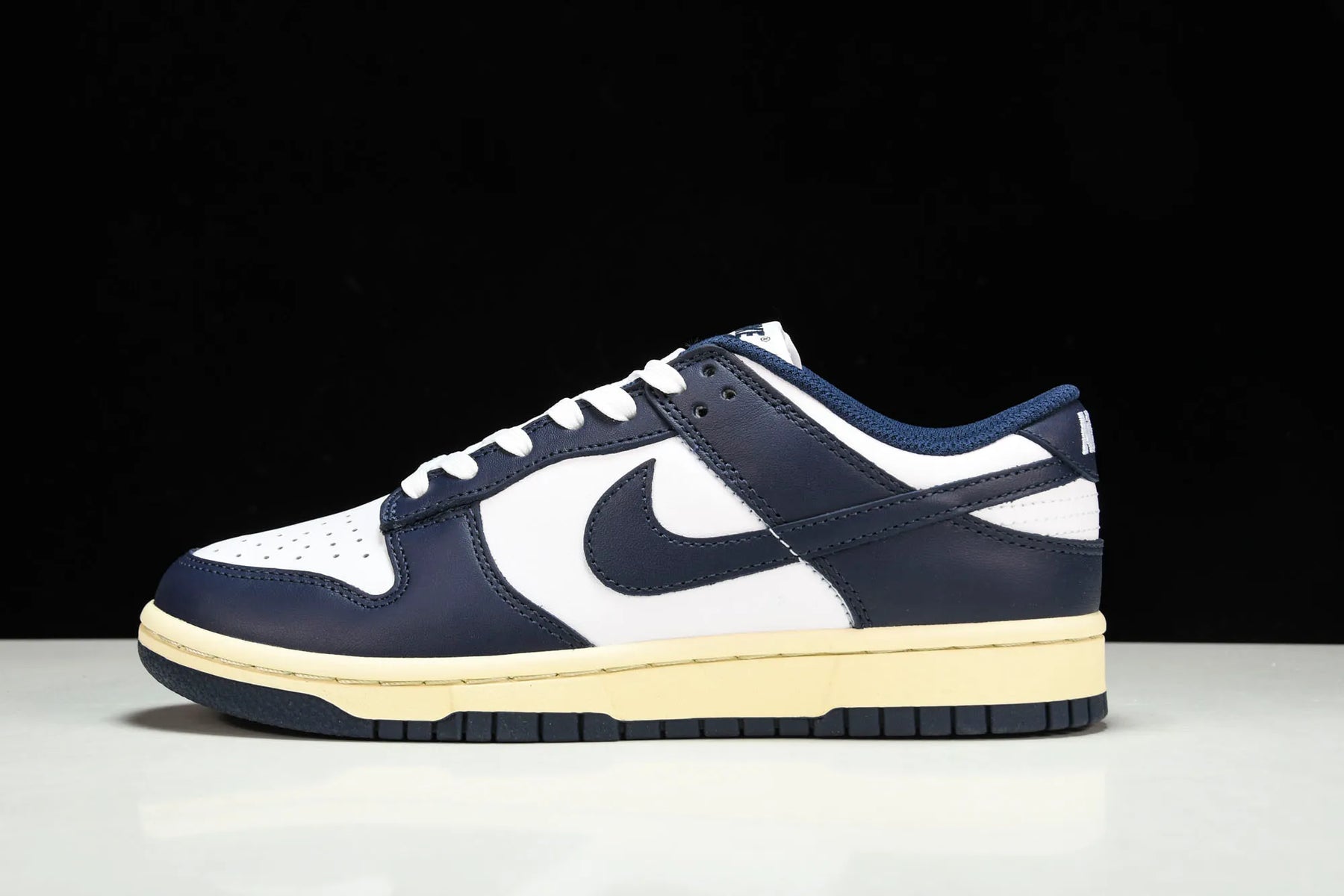 Dunk Low Midnight Navy and White
