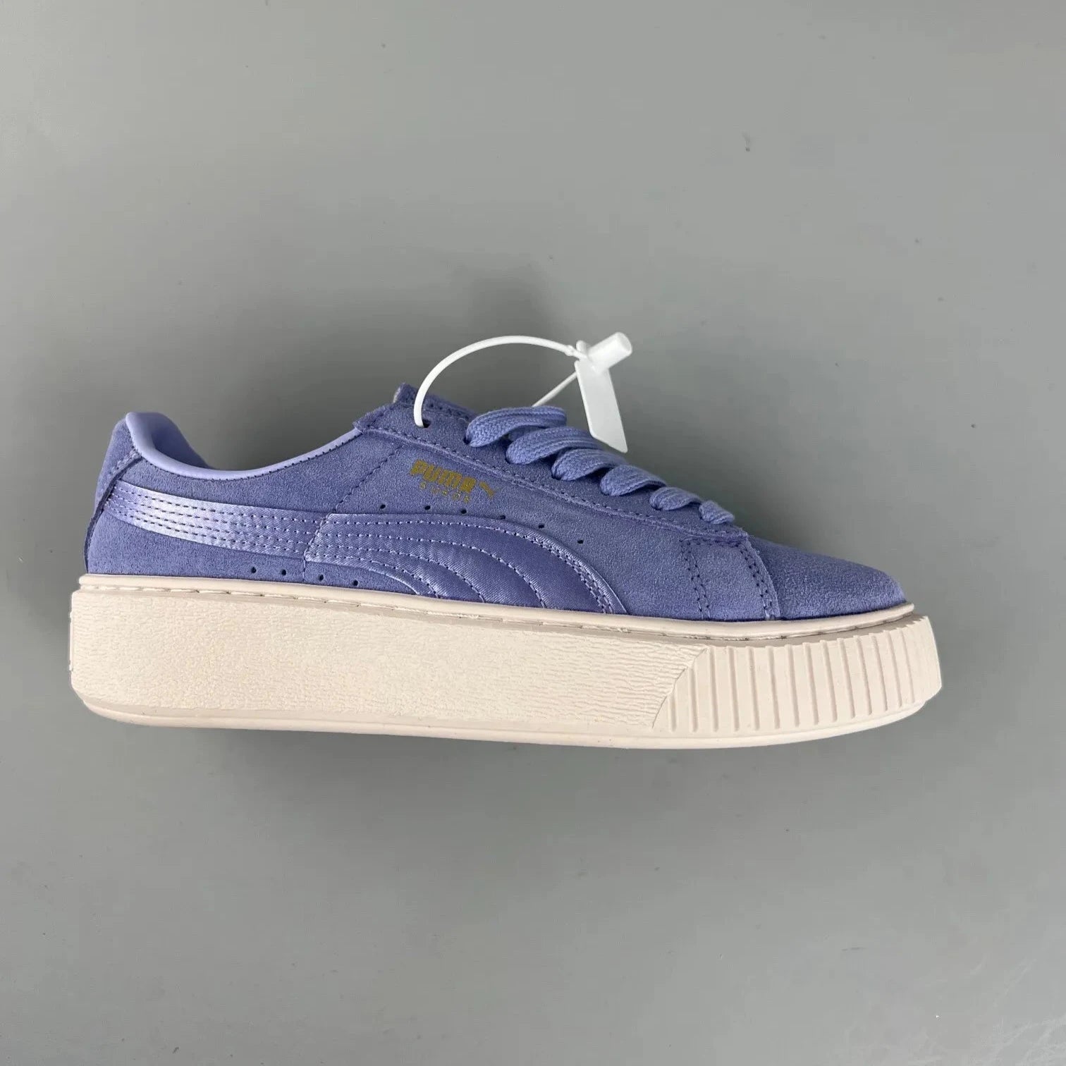 P. Suede Platform Lavender