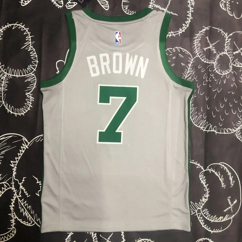 Regata NBA Boston Celtics - Jaylen Brown - Cinza