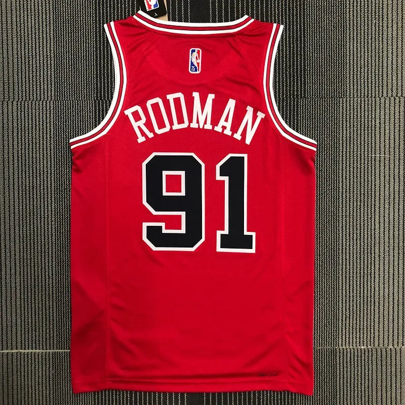 Regata NBA Chicago Bulls - Dennis Rodman - Edição de 75º aniversário