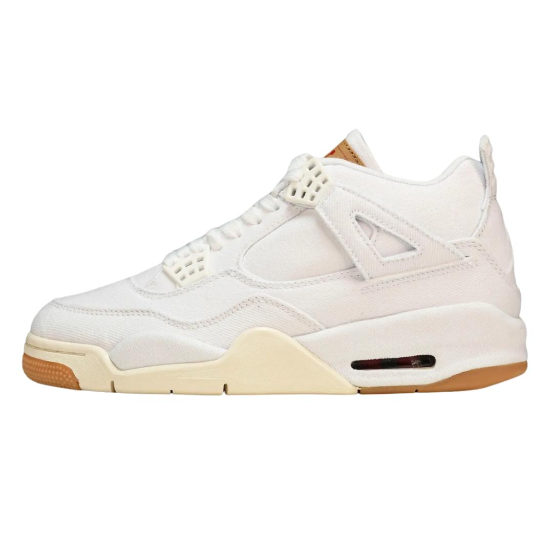 Air Jordan 4 x Levis White