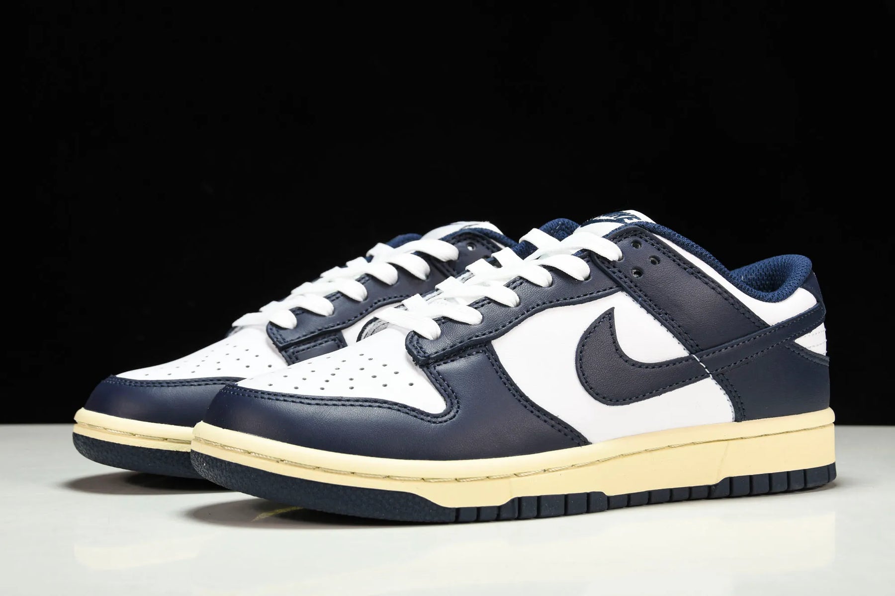 Dunk Low Midnight Navy and White