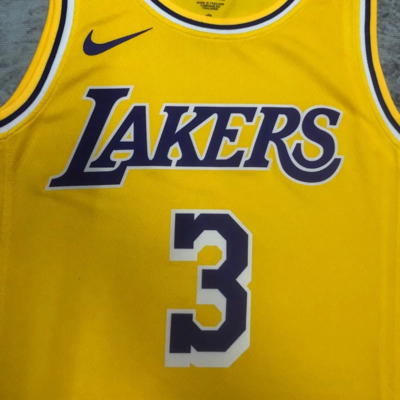 Regata NBA Lakers - Anthony Davis - Amarela Time