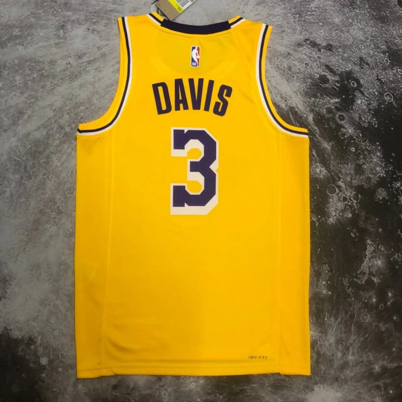 Regata NBA Lakers - Anthony Davis - Amarela Time