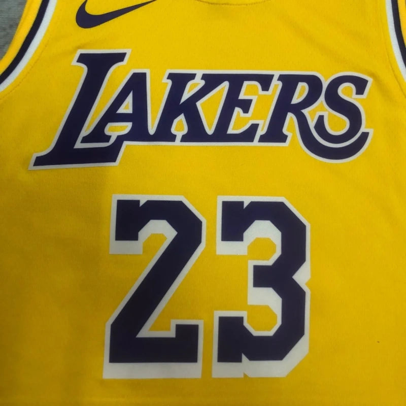 Regata NBA Lakers - LeBron James - Amarela Time