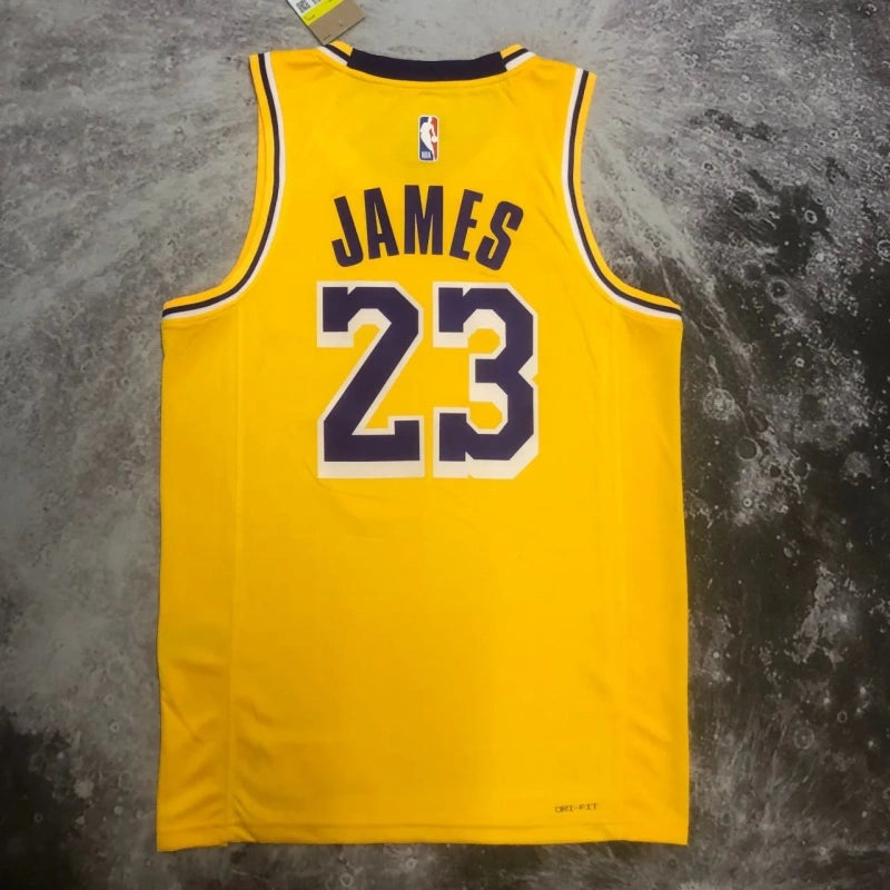 Regata NBA Lakers - LeBron James - Amarela Time