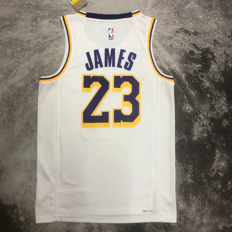 Regata NBA Lakers - LeBron James - White Team