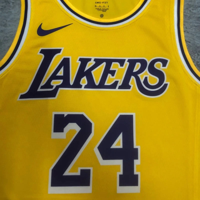 Regata NBA Lakers - Kobe Bryant - Amarela Time