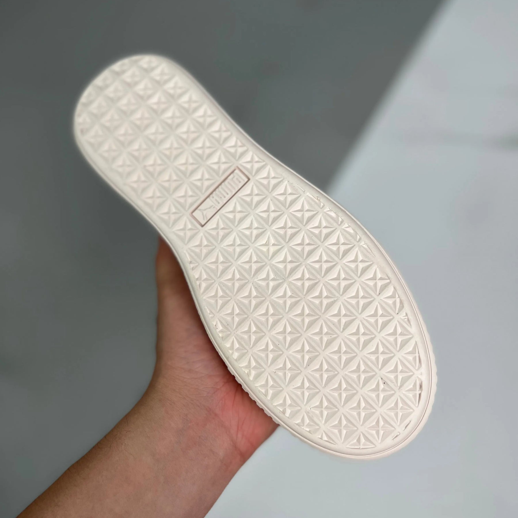 P. Suede Platform Beige