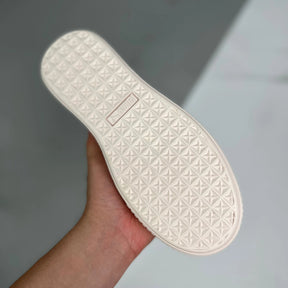 P. Suede Platform Beige