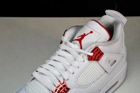 Air Jordan 4 Retro White University Red