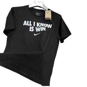 Camiseta Nk All i know is win