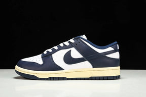 Dunk Low Midnight Navy and White