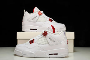 Air Jordan 4 Retro White University Red