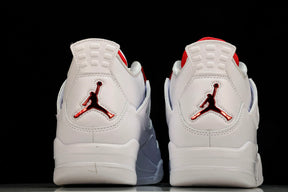 Air Jordan 4 Retro White University Red
