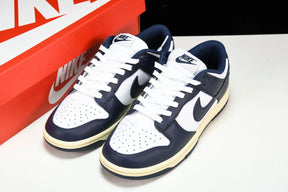 Dunk Low Midnight Navy and White
