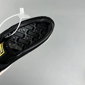 P. Suede Platform Black