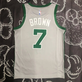 Regata NBA Boston Celtics - Jaylen Brown - Cinza