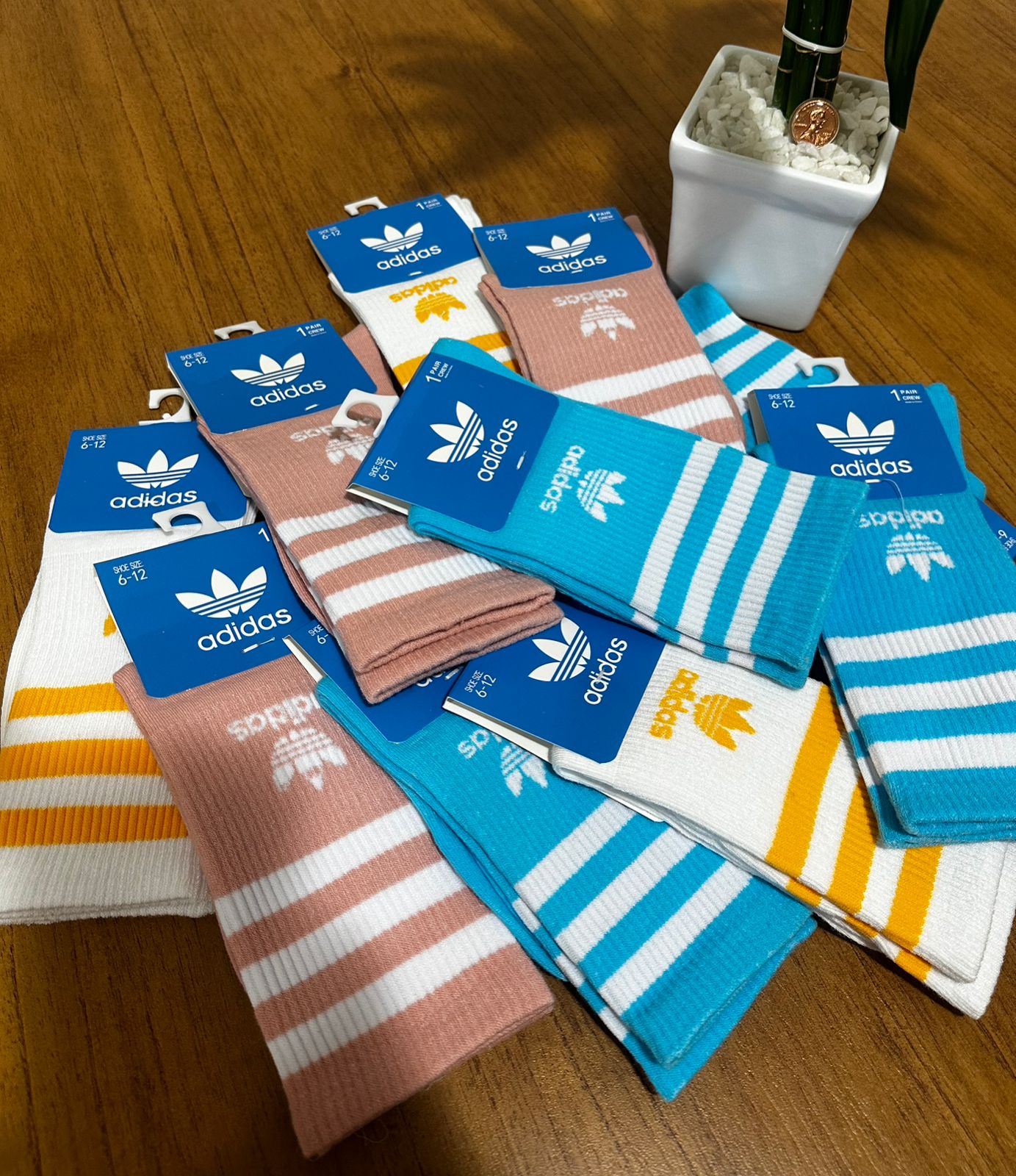 Meia Adidas - Kit 3 Pares