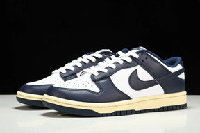 Dunk Low Midnight Navy and White