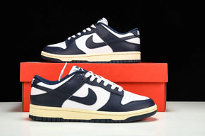 Dunk Low Midnight Navy and White