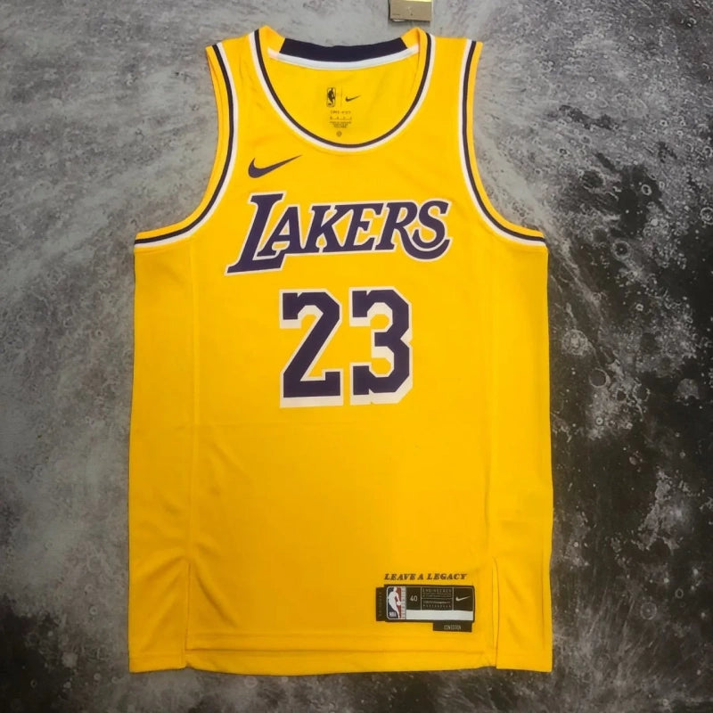 Regata NBA Lakers - LeBron James - Amarela Time