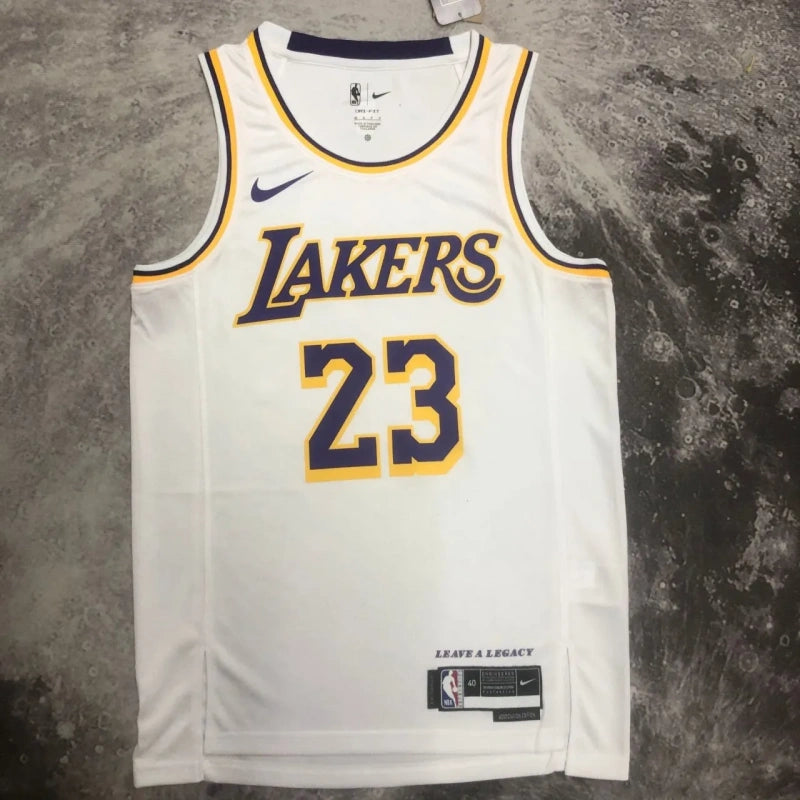 Regata NBA Lakers - LeBron James - White Team